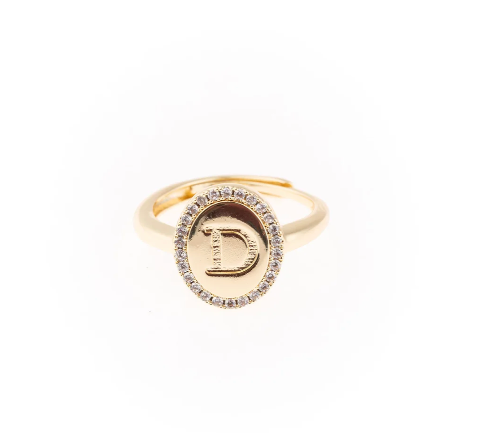 Samantha Initial Ring-Rings-Dear Me Southern Boutique, located in DeRidder, Louisiana