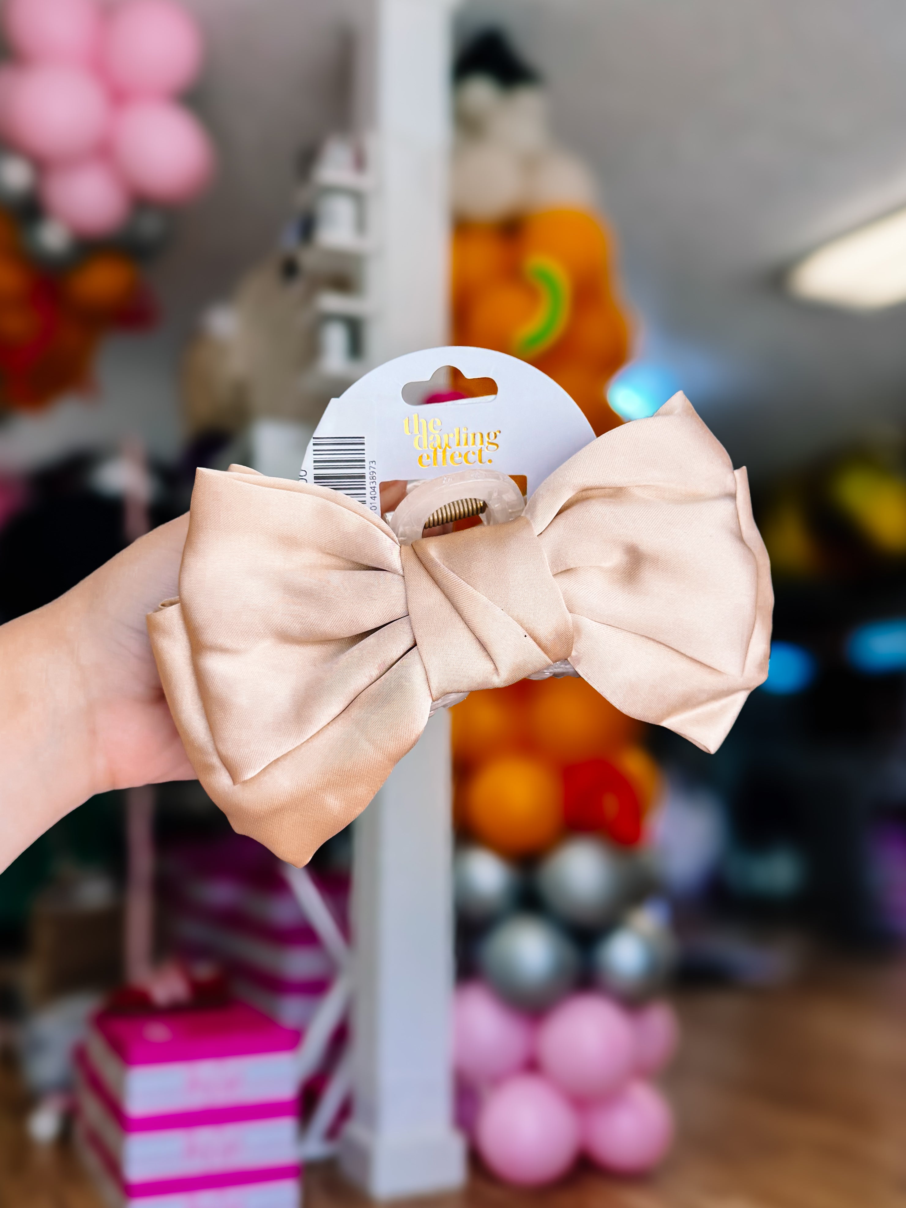 Satin Bougie Bow Claw Clip-Hair Clip-Dear Me Southern Boutique, located in DeRidder, Louisiana