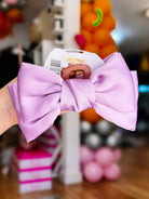 Satin Bougie Bow Claw Clip-Hair Clip-Dear Me Southern Boutique, located in DeRidder, Louisiana