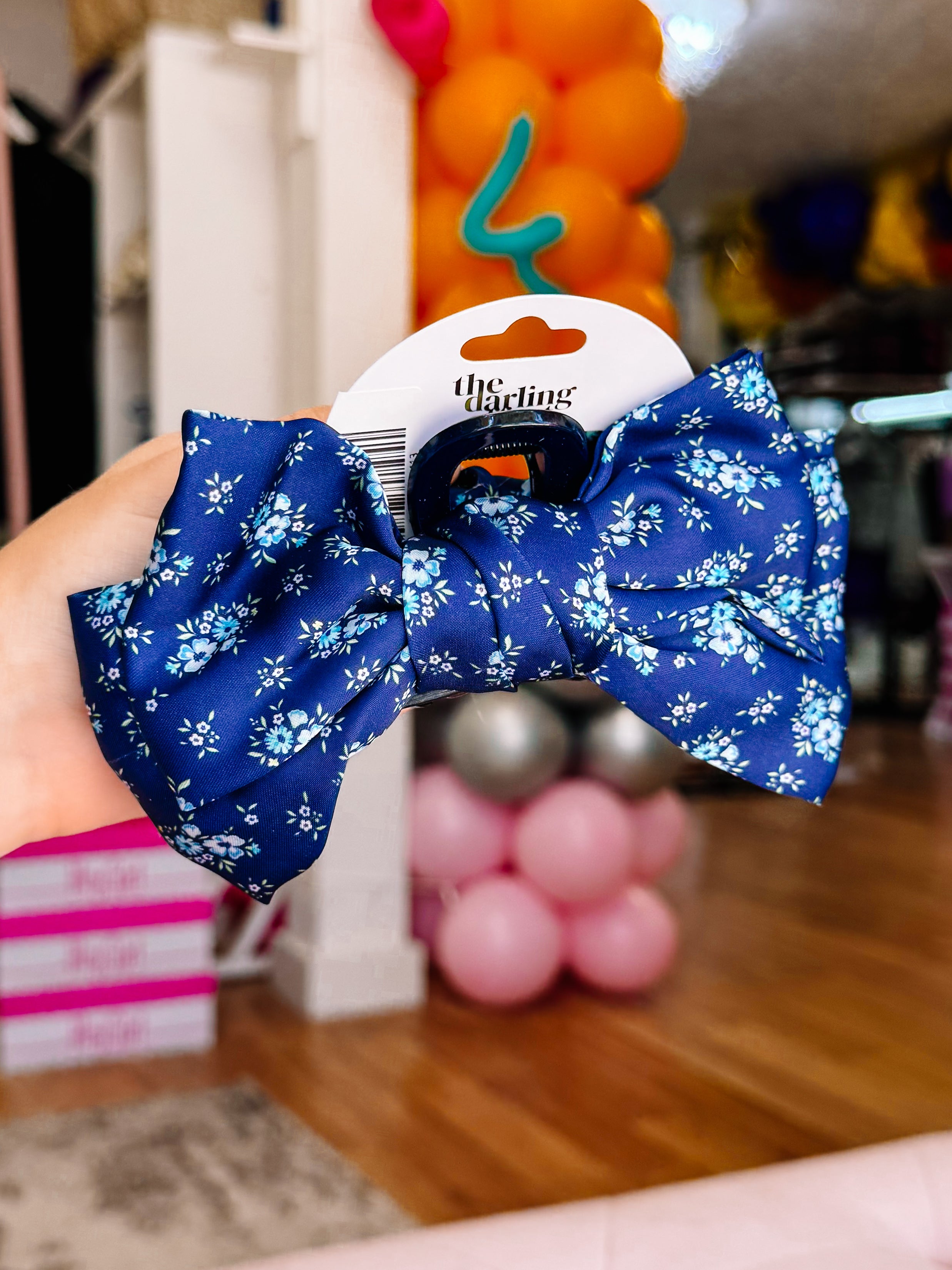 Satin Bougie Bow Claw Clip-Hair Clip-Dear Me Southern Boutique, located in DeRidder, Louisiana