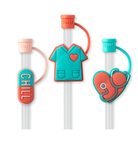 Scrub Life Swig Straw Topper Set-Straw Toppers-Dear Me Southern Boutique, located in DeRidder, Louisiana