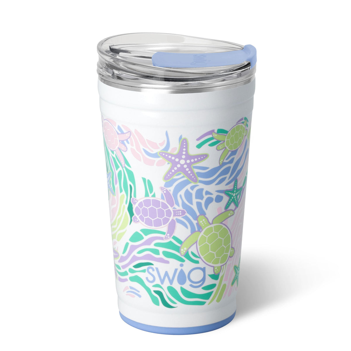 Sea Swirl Swig Party Cup-Drinkwear-Dear Me Southern Boutique, located in DeRidder, Louisiana