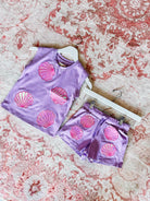 Seashell Sparkle Shorts – Lavender Lagoon-JAG Shorts-Dear Me Southern Boutique, located in DeRidder, Louisiana