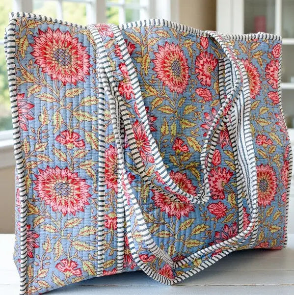 September Haze Floral Tote Bag-Tote Bags-Dear Me Southern Boutique, located in DeRidder, Louisiana