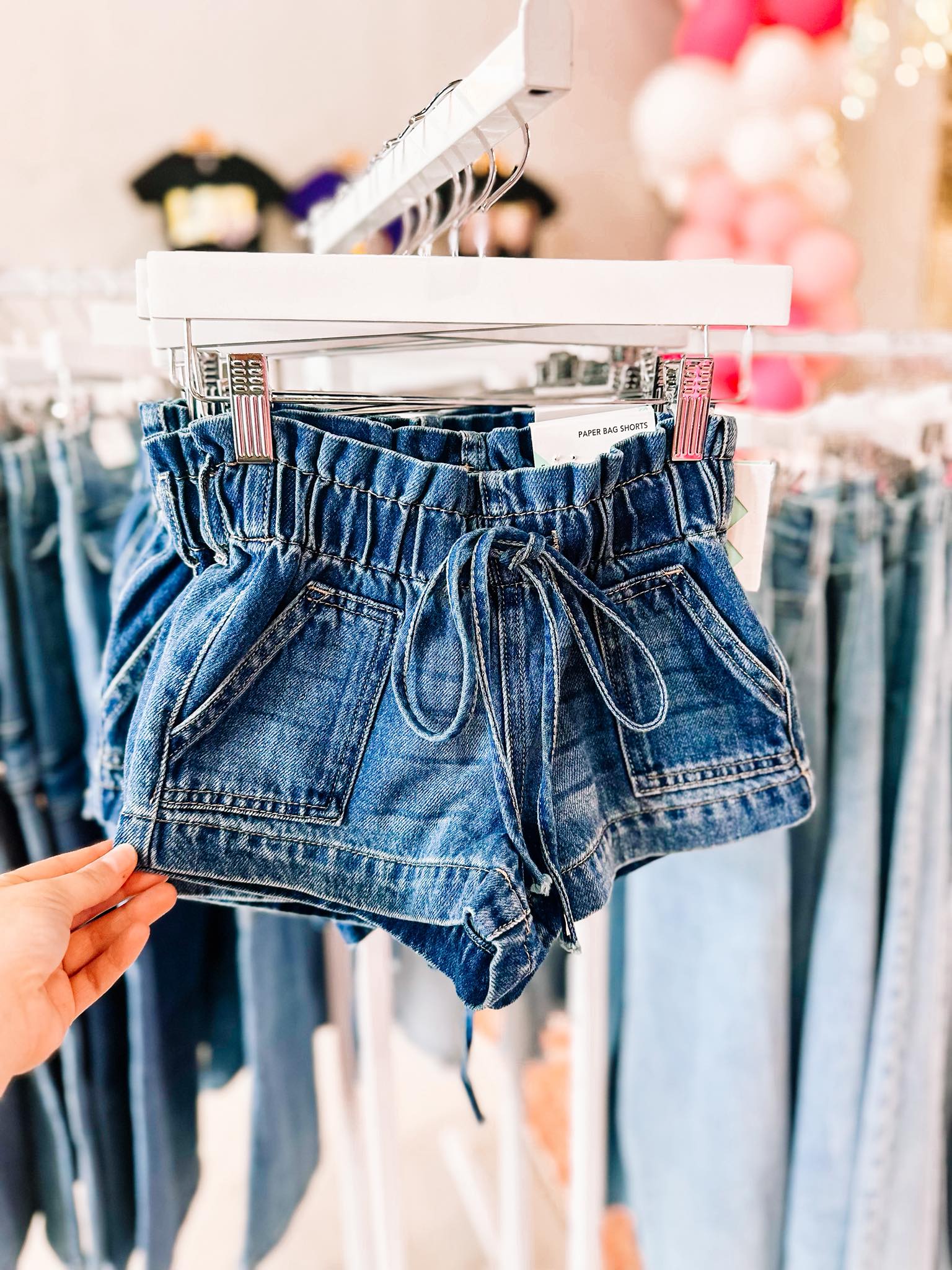 Serenity Youth Kancan Paper Bag Shorts-Kids Clothing-Dear Me Southern Boutique, located in DeRidder, Louisiana