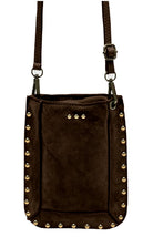 Shelby Suede Phone Bag-Crossbody Bag-Dear Me Southern Boutique, located in DeRidder, Louisiana