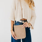 Shelby Suede Phone Bag-Crossbody Bag-Dear Me Southern Boutique, located in DeRidder, Louisiana