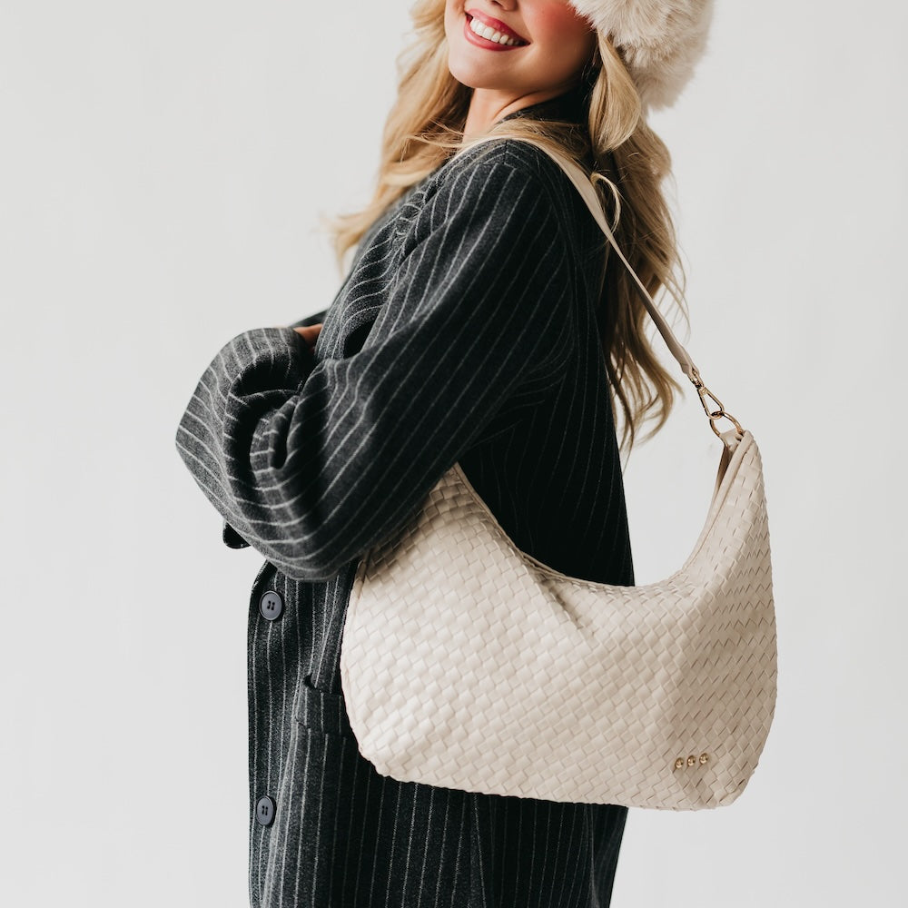 Sienna Slouchy Woven Shoulder Bag - TOP SELLER-Presales-Dear Me Southern Boutique, located in DeRidder, Louisiana