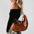 Sienna Slouchy Woven Shoulder Bag - TOP SELLER-Presales-Dear Me Southern Boutique, located in DeRidder, Louisiana