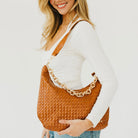 Sienna Slouchy Woven Shoulder Bag - TOP SELLER-Presales-Dear Me Southern Boutique, located in DeRidder, Louisiana