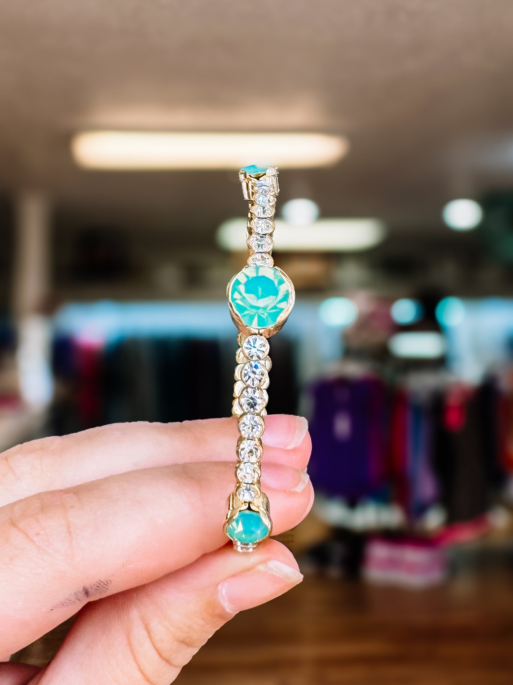 Siesta Crystal Bangle-Presales-Dear Me Southern Boutique, located in DeRidder, Louisiana