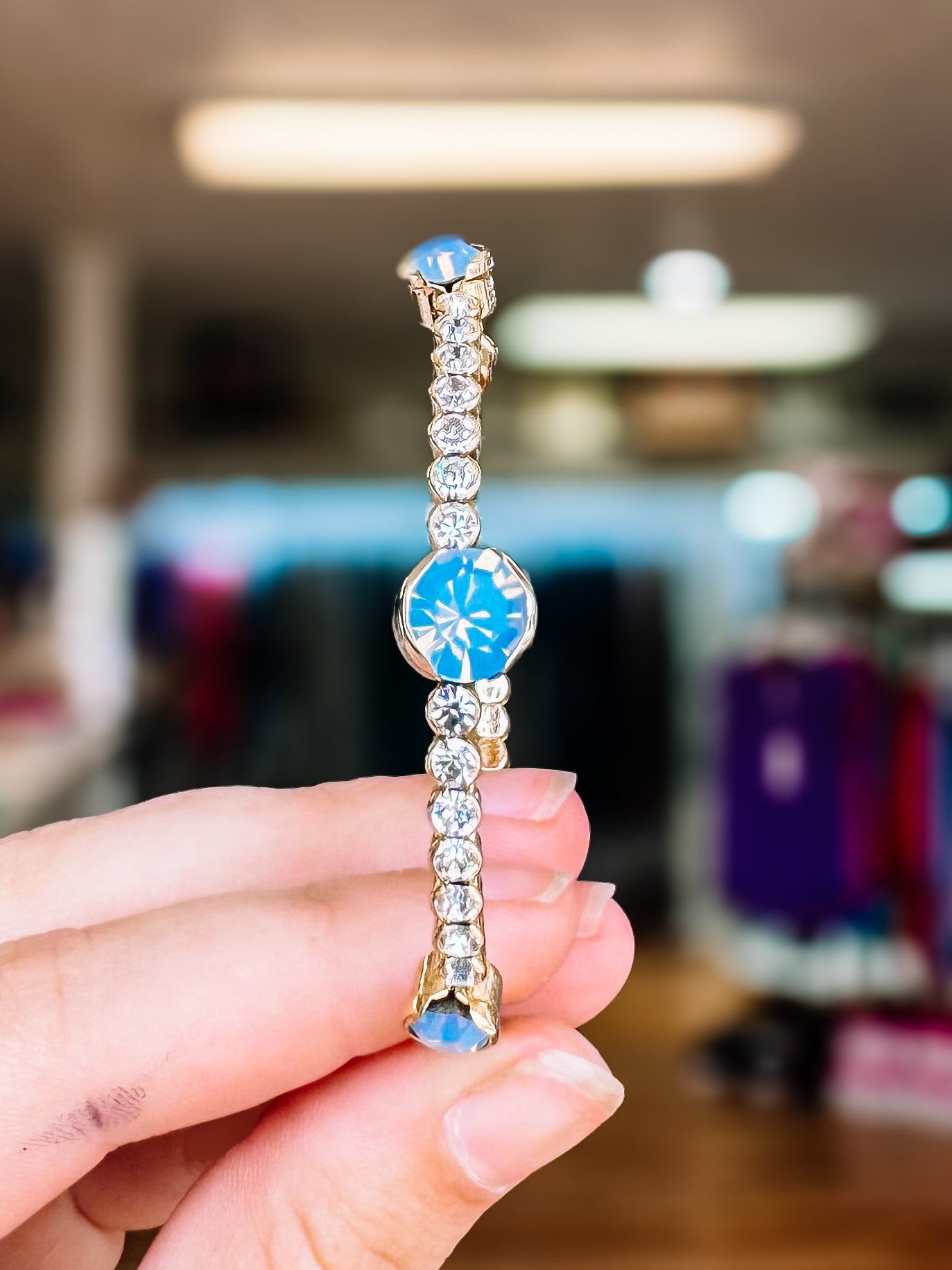 Siesta Crystal Bangle-Presales-Dear Me Southern Boutique, located in DeRidder, Louisiana