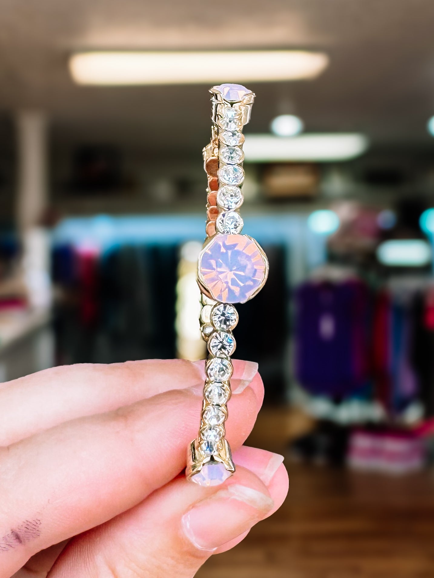 Siesta Crystal Bangle-Presales-Dear Me Southern Boutique, located in DeRidder, Louisiana