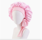 Silk Bonnet - Light Pink-Sleepwear-Dear Me Southern Boutique, located in DeRidder, Louisiana