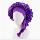 Silk Bonnet - Purple-Sleepwear-Dear Me Southern Boutique, located in DeRidder, Louisiana