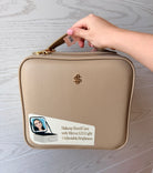 Simply Southern Tan Makeup Case with Light Up Mirror-Travel Case-Dear Me Southern Boutique, located in DeRidder, Louisiana