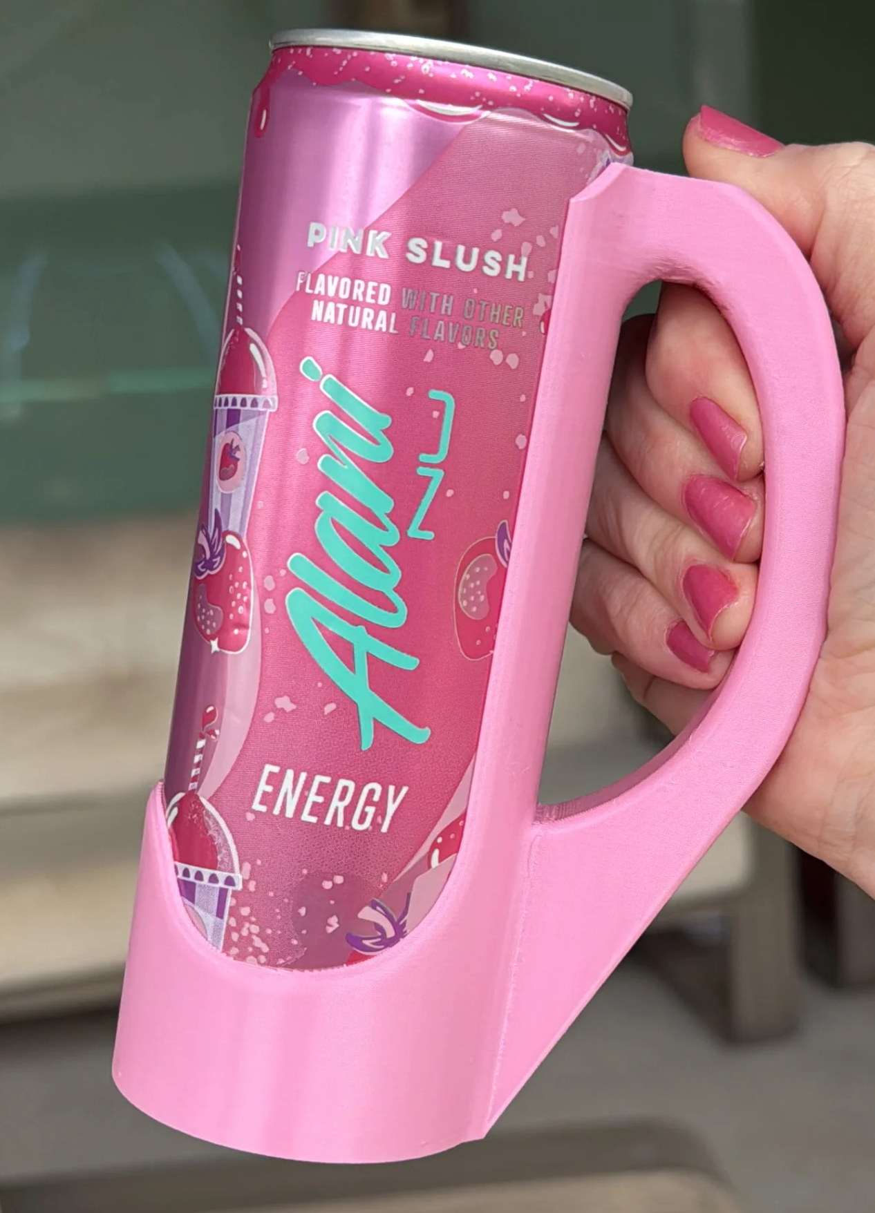 Skinny Can Handle Holder with Lid