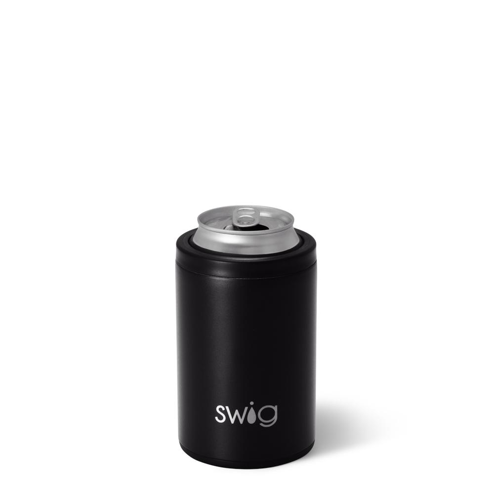 Sleek Black Can & Bottle Cooler-Drinkwear-Dear Me Southern Boutique, located in DeRidder, Louisiana