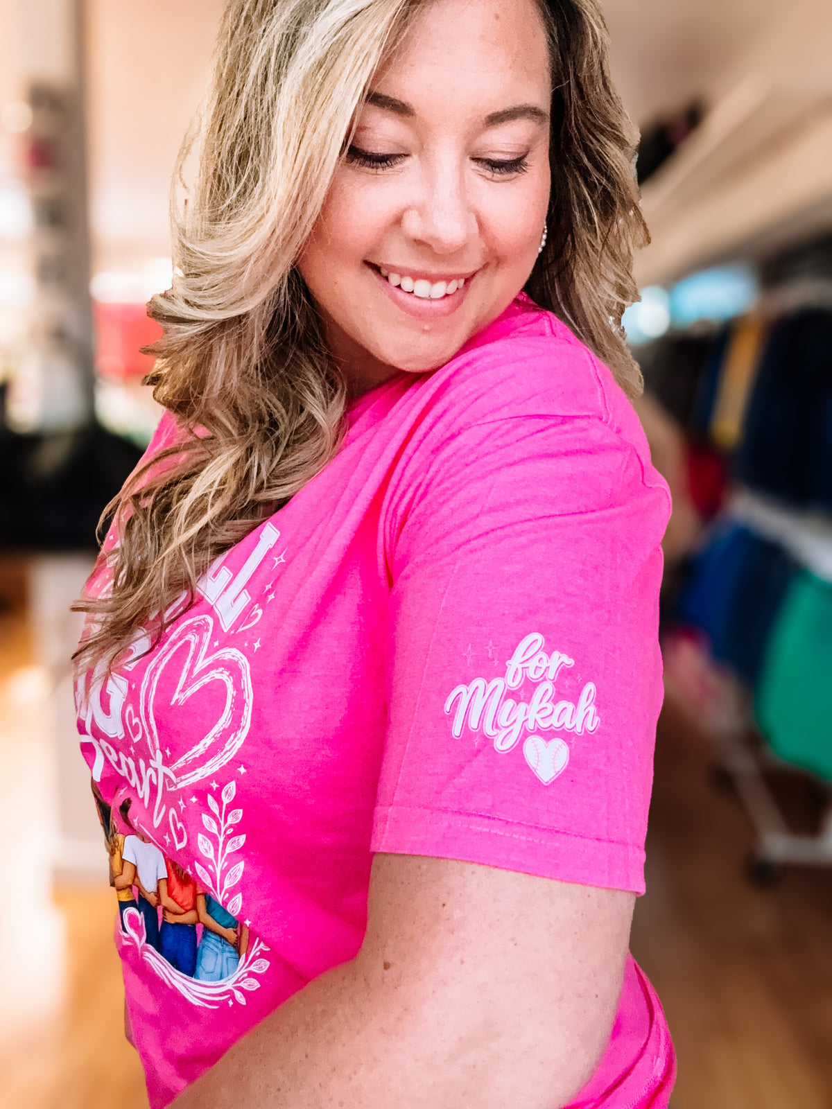 Small Town, Big Heart Tee for Mykah-Presales-Dear Me Southern Boutique, located in DeRidder, Louisiana