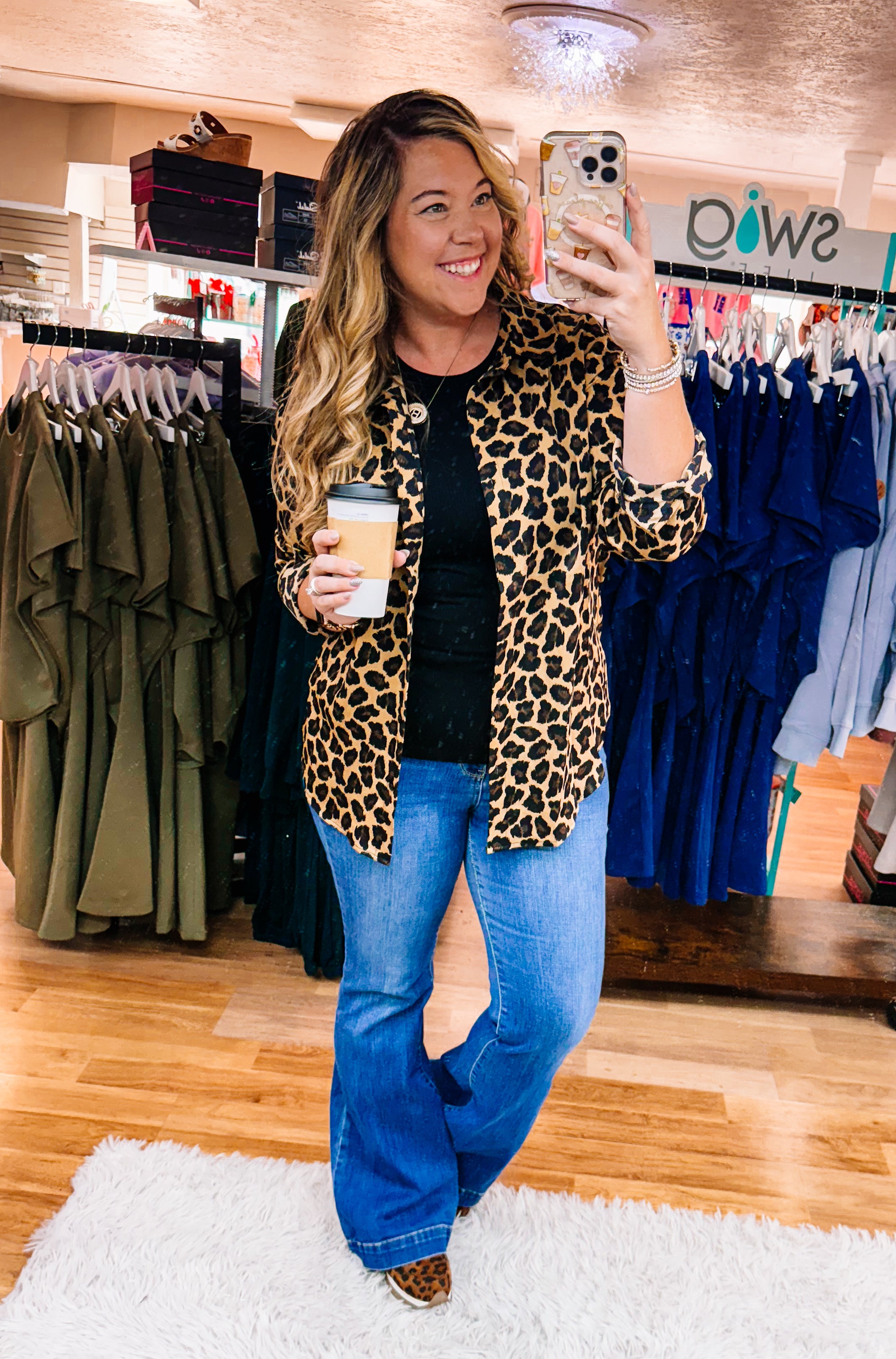 Small Town Smokeshow Trouser Flare Judy Blue Jeans-Jeans-Dear Me Southern Boutique, located in DeRidder, Louisiana