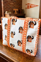 Smokey Mascot Quilted Tote Bag-Tote Bags-Dear Me Southern Boutique, located in DeRidder, Louisiana