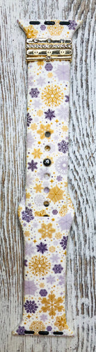 Snowflake Bling Watch Band-Watch Bands-Dear Me Southern Boutique, located in DeRidder, Louisiana