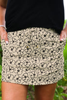 So Natural Floral Everyday Skort-Skort-Dear Me Southern Boutique, located in DeRidder, Louisiana