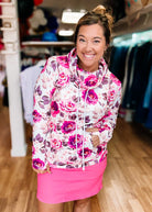 Soft Funnel Neck Pullover - Autumn Bloom-Sweaters-Dear Me Southern Boutique, located in DeRidder, Louisiana