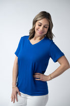 Sophie Tee - Blue-Shirts-Dear Me Southern Boutique, located in DeRidder, Louisiana