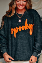 Spooky Knit Sweatshirt-Dear Me Southern Boutique, located in DeRidder, Louisiana