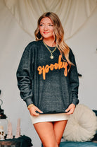 Spooky Knit Sweatshirt-Dear Me Southern Boutique, located in DeRidder, Louisiana