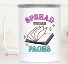 Spread Those Pages Travel Mug-Travel Mugs-Dear Me Southern Boutique, located in DeRidder, Louisiana