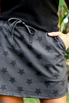 Starry Night Everyday Drawstring Skort-Shorts-Dear Me Southern Boutique, located in DeRidder, Louisiana