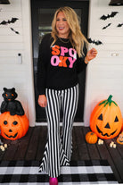 Stay Rowdy Striped Pants-Dear Me Southern Boutique, located in DeRidder, Louisiana