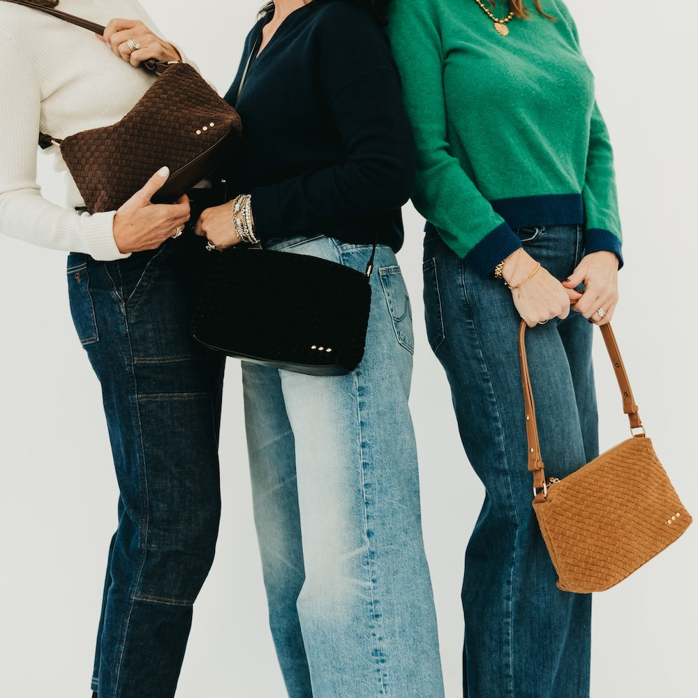 Suede Harper Hobo Shoulder Bag-Presales-Dear Me Southern Boutique, located in DeRidder, Louisiana