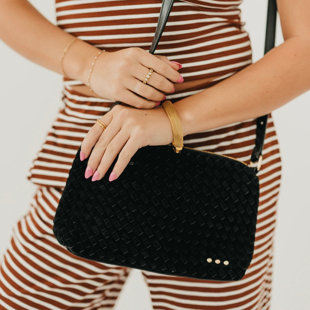 Suede Harper Hobo Shoulder Bag-Presales-Dear Me Southern Boutique, located in DeRidder, Louisiana
