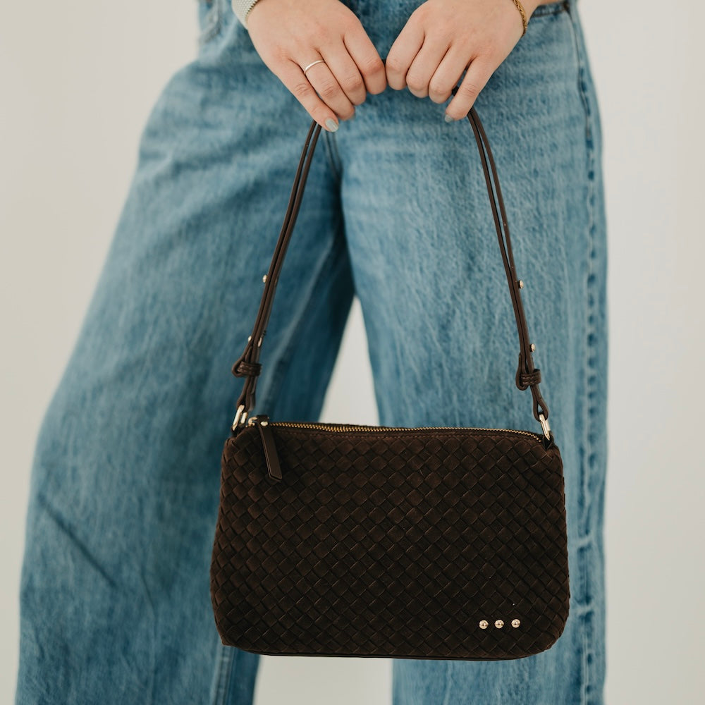 Suede Harper Hobo Shoulder Bag-Presales-Dear Me Southern Boutique, located in DeRidder, Louisiana