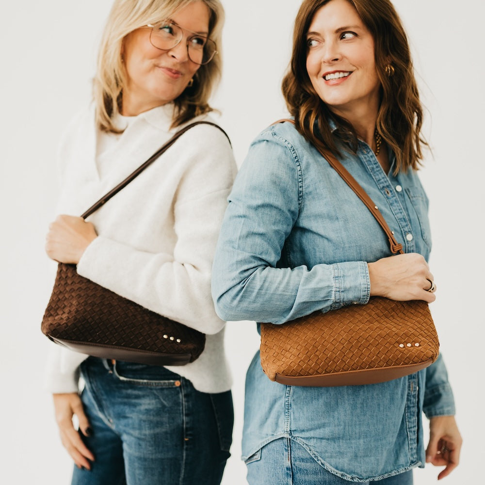 Suede Harper Hobo Shoulder Bag-Presales-Dear Me Southern Boutique, located in DeRidder, Louisiana