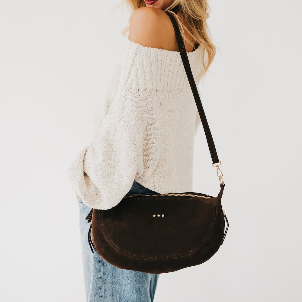 Suede Netty Crossbody-Crossbody Bag-Dear Me Southern Boutique, located in DeRidder, Louisiana