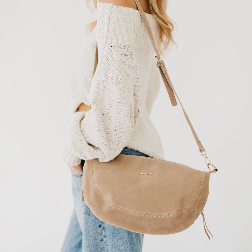 Suede Netty Crossbody-Crossbody Bag-Dear Me Southern Boutique, located in DeRidder, Louisiana