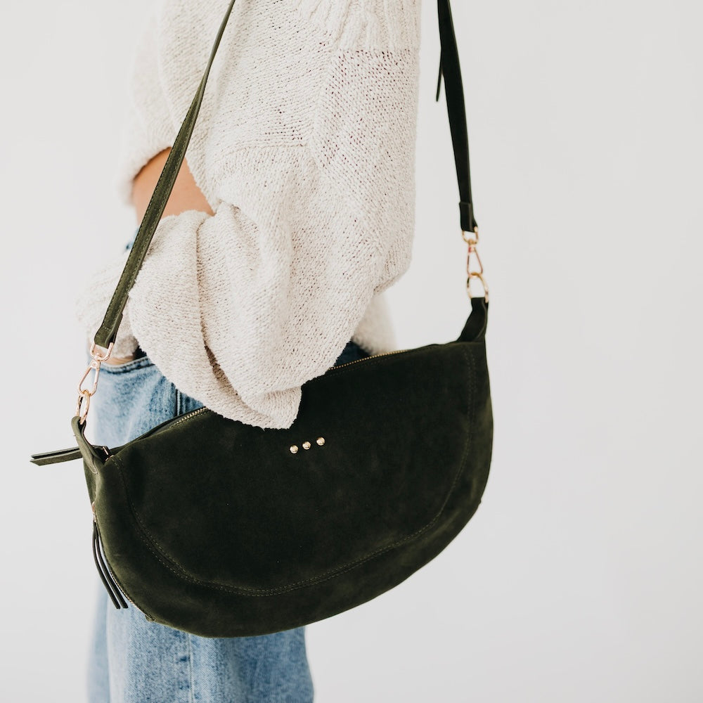 Suede Netty Crossbody-Crossbody Bag-Dear Me Southern Boutique, located in DeRidder, Louisiana