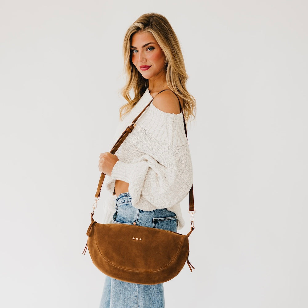 Suede Netty Crossbody-Presales-Dear Me Southern Boutique, located in DeRidder, Louisiana
