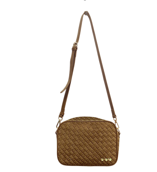 Suede Woven Willow Camera Crossbody Bag-Presales-Dear Me Southern Boutique, located in DeRidder, Louisiana
