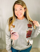 Sugar Plum Fairy Sequin Sweater-Fancy Tops-Dear Me Southern Boutique, located in DeRidder, Louisiana