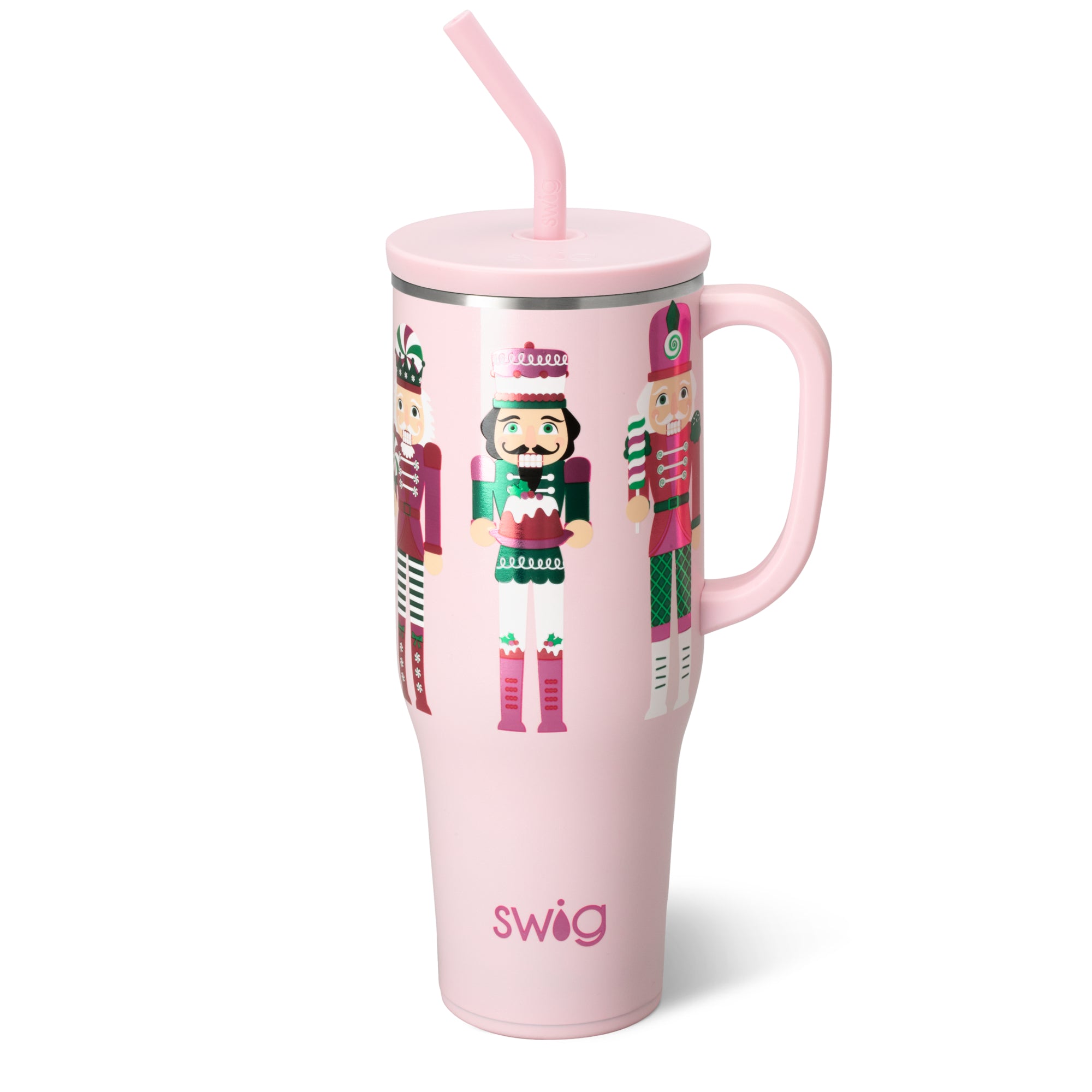 Sugar Plum Soldiers Mega Mug 40oz-Travel Mugs-Dear Me Southern Boutique, located in DeRidder, Louisiana