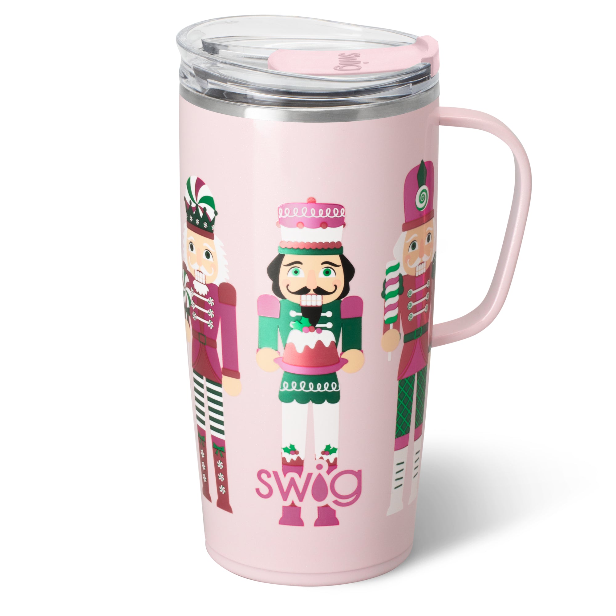 Sugar Plum Soldiers Travel Mug 22oz-Travel Mugs-Dear Me Southern Boutique, located in DeRidder, Louisiana