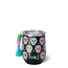 Sugar Skull Stemless Wine Cup-Wine + Cocktails-Dear Me Southern Boutique, located in DeRidder, Louisiana