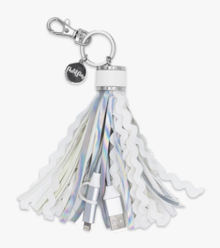 Sugared Tassle Phone Charging Keychain-Gifts-Dear Me Southern Boutique, located in DeRidder, Louisiana
