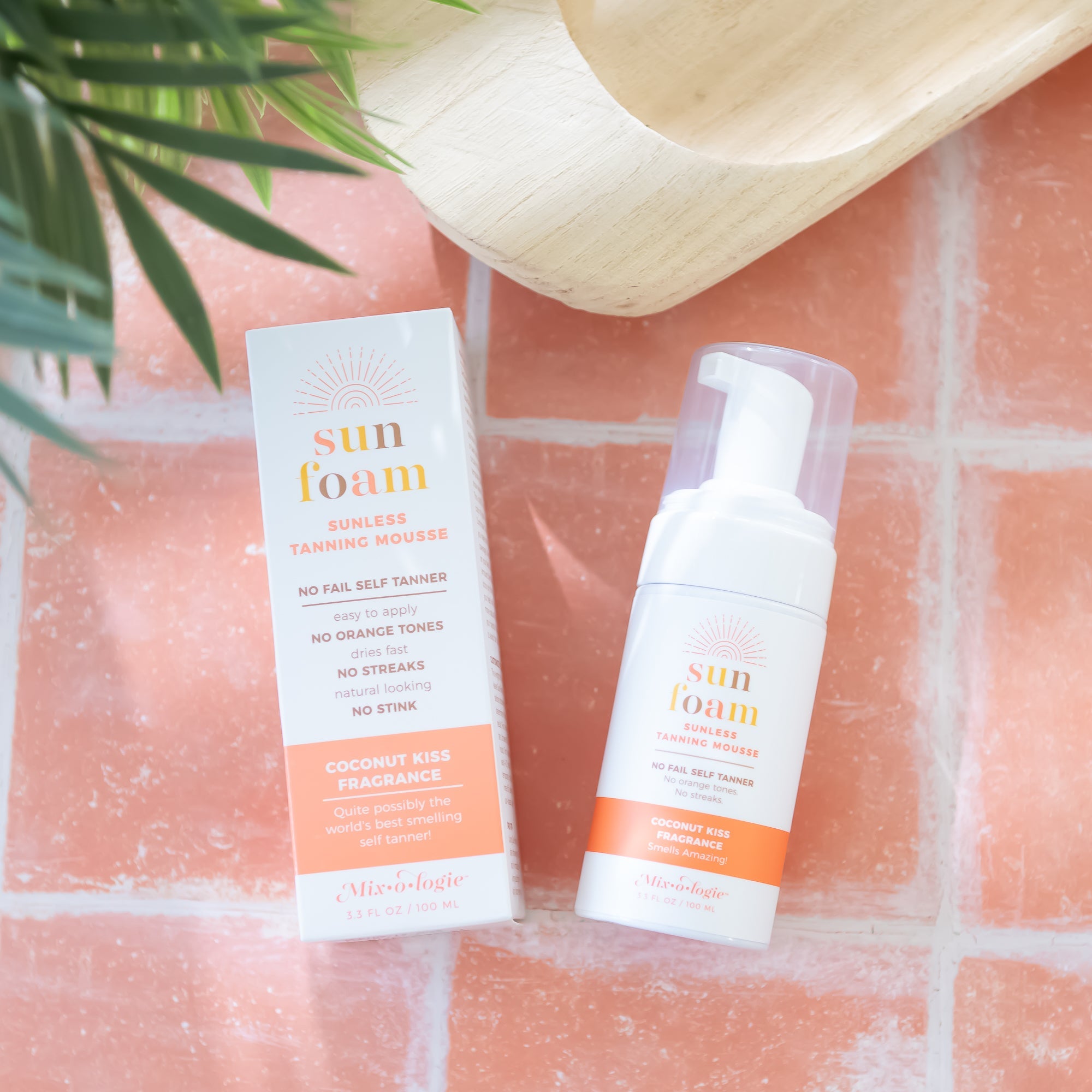 SunFoam Sunless Tanning Mousse with Free Travel Size Sunfoam by Mixologie-Presales-Dear Me Southern Boutique, located in DeRidder, Louisiana