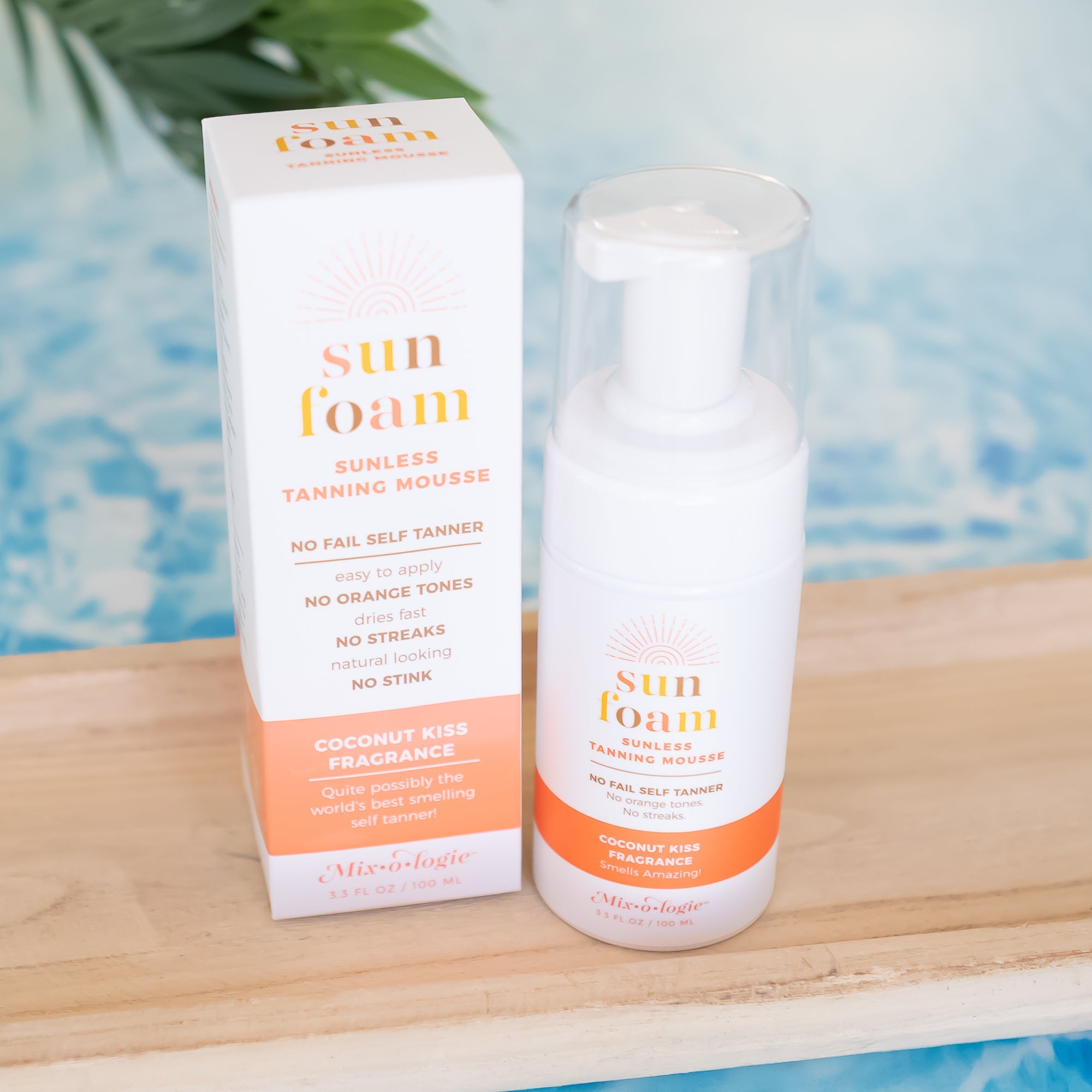 SunFoam Sunless Tanning Mousse with Free Travel Size Sunfoam by Mixologie-Presales-Dear Me Southern Boutique, located in DeRidder, Louisiana